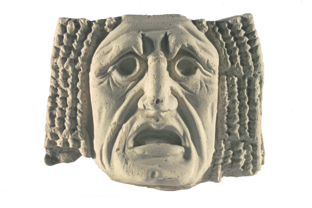 Antefissa con maschera tragica