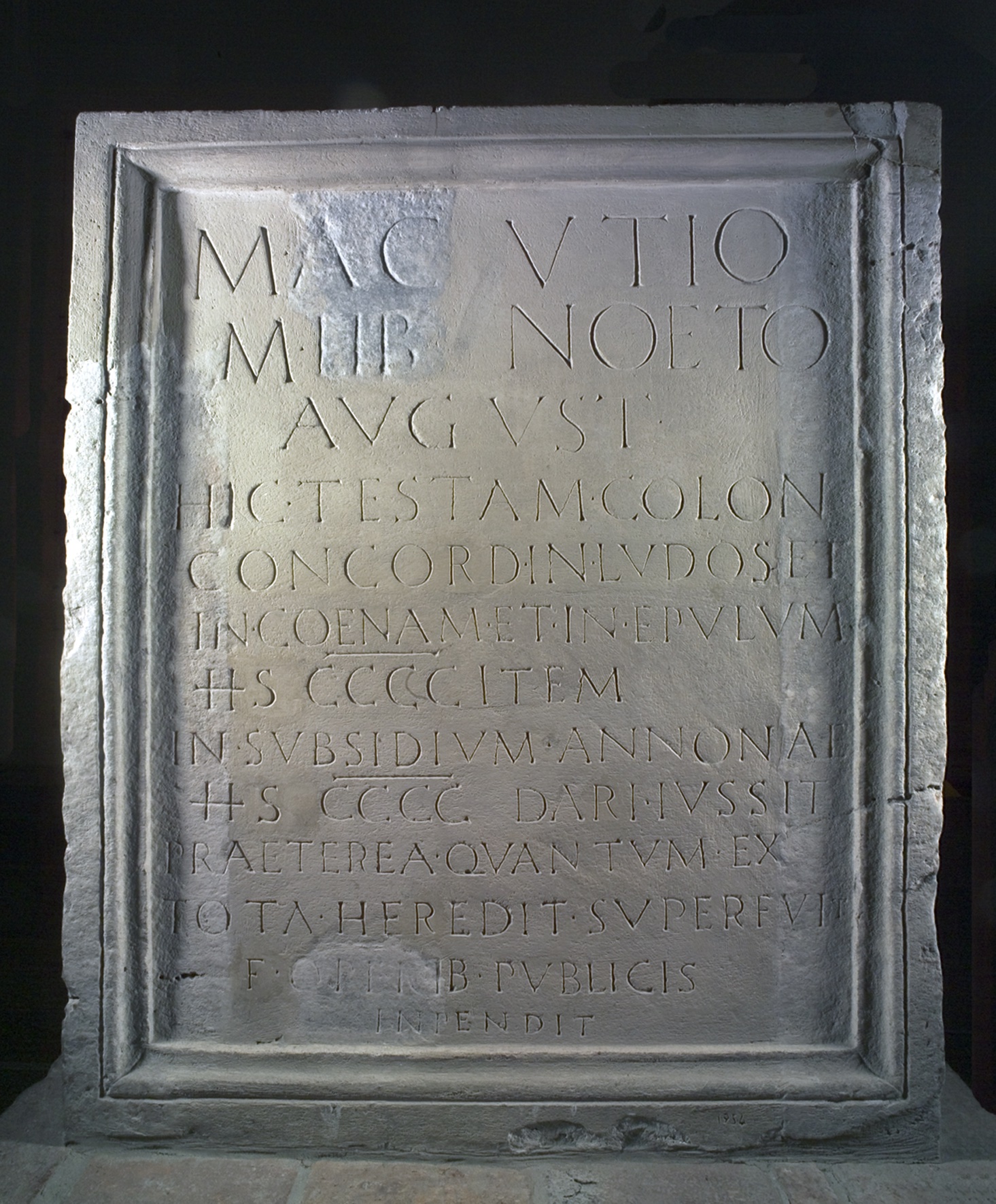 1 – Ara di Marcus Acutius Noetus 