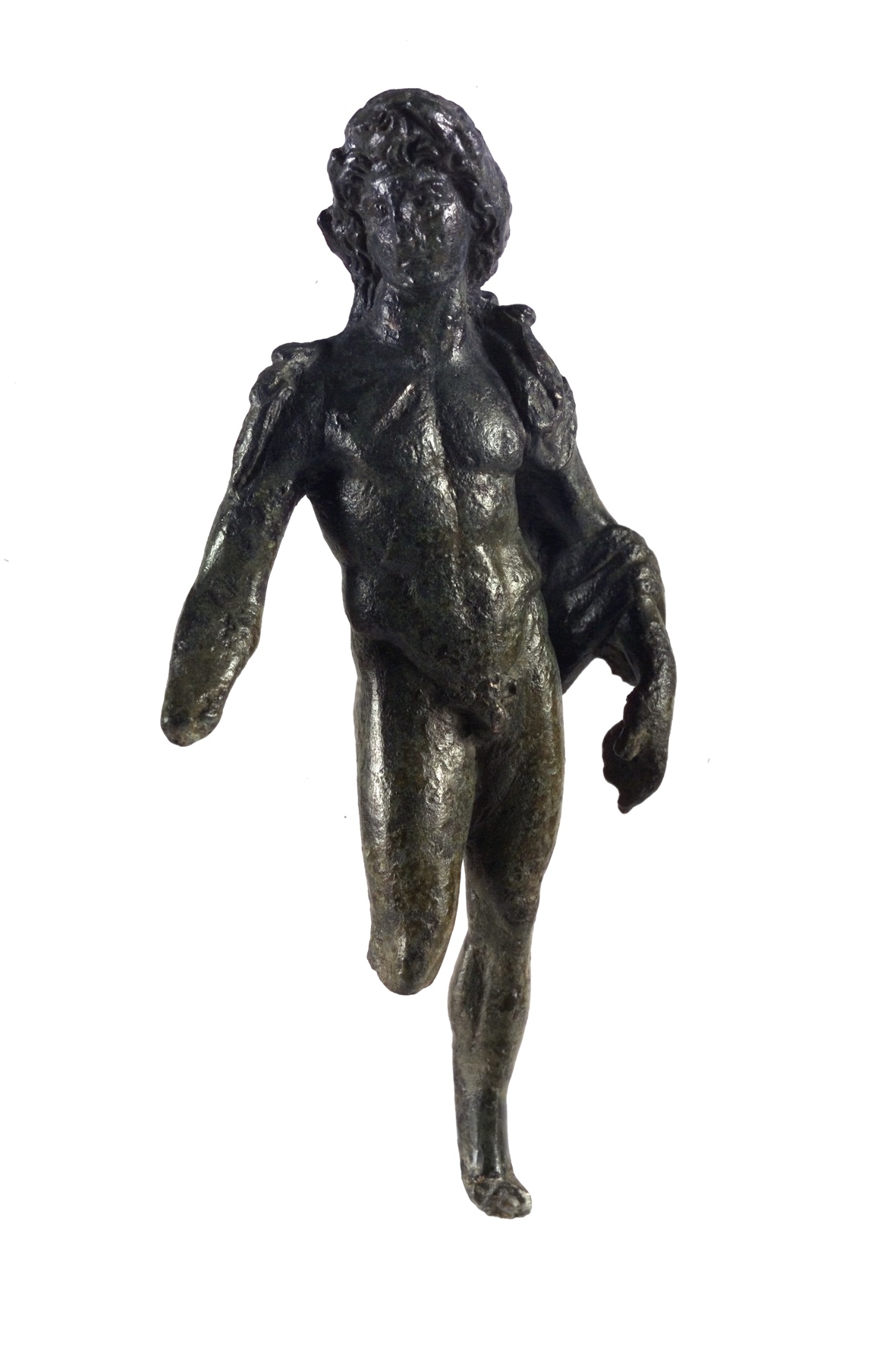 Statuetta in bronzo raffigurante Mercurio