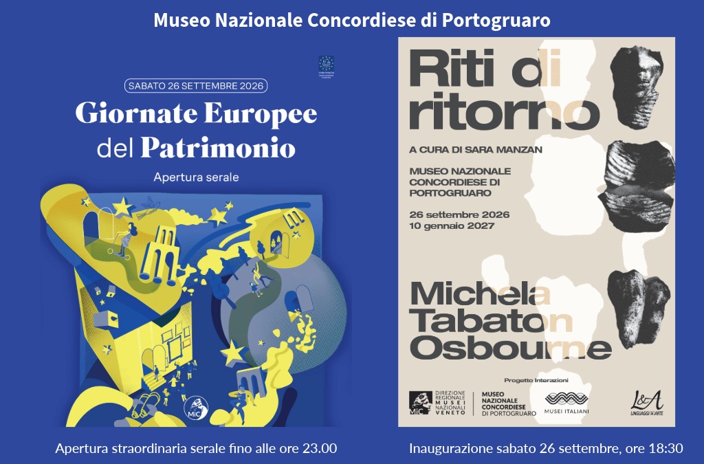 Giornate Europee del Patrimonio 2026 al Museo Nazionale Concordiese di Portogruaro