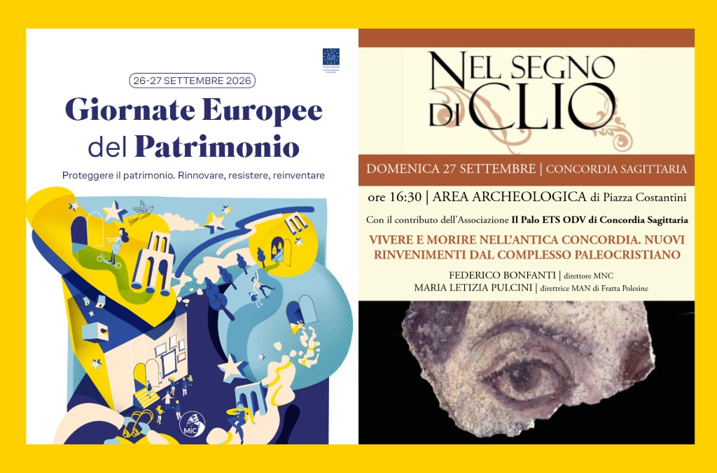 Giornate Europee del Patrimonio 2026 – Vivere e morire nell’antica Concordia